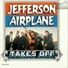 Takes off
