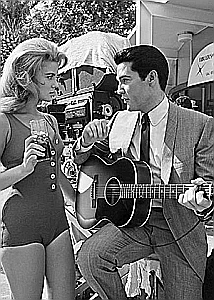 Ann Margret y Elvis durante el film Viva Las Vegas